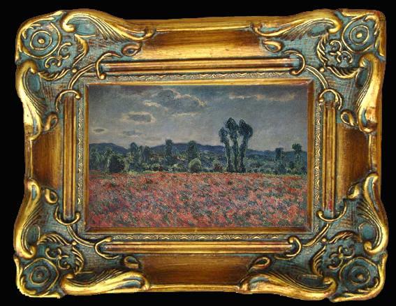 framed  Claude Monet Poppy Field, Ta013-2